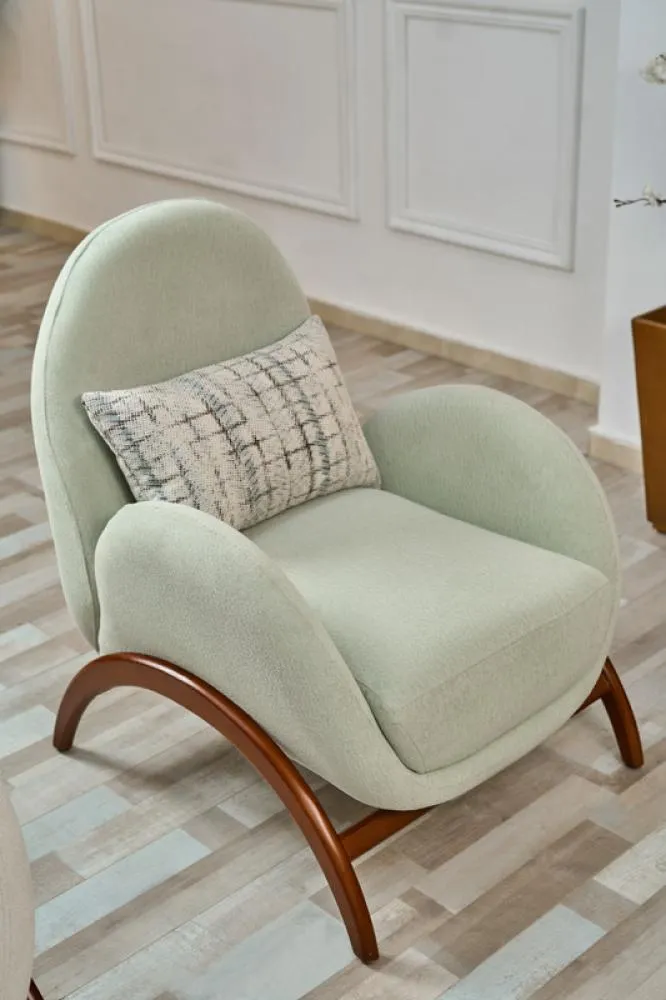 Armchair from Maiden Home, olive green - 75x75x75 cm M110453263