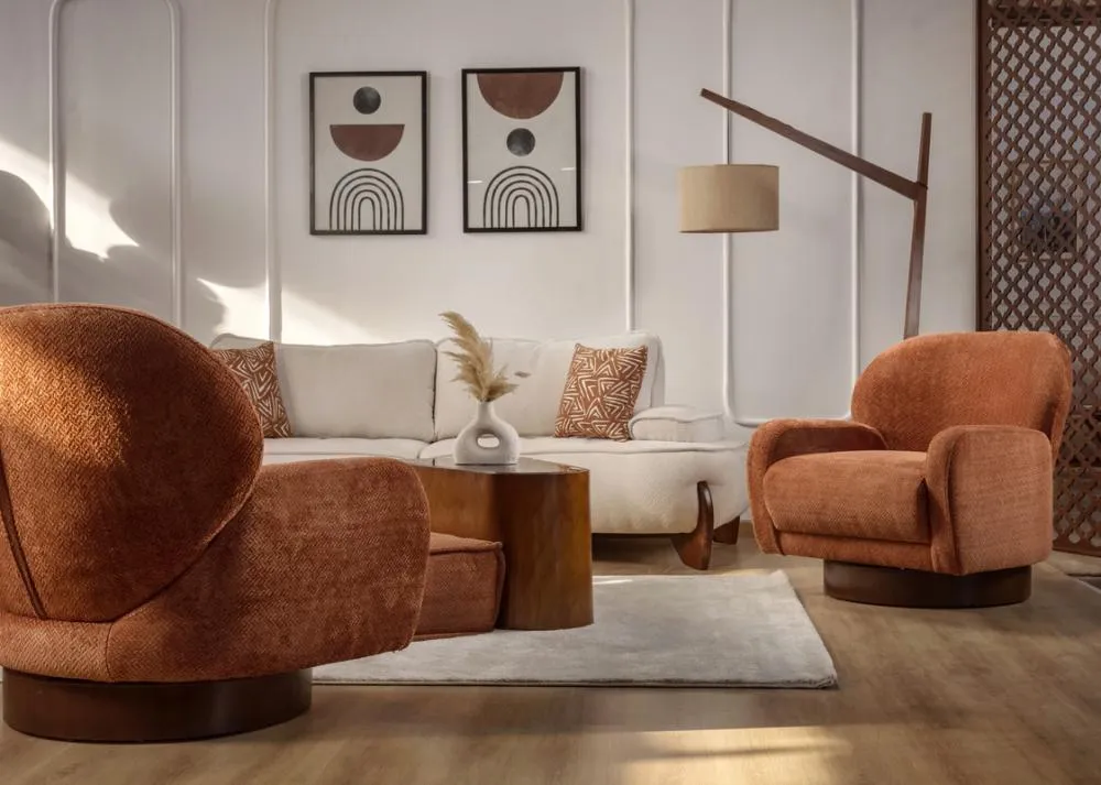 Armchair from Outar, Camel - 75x75x75 cm M110453359