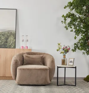 Barcelona brown Accent Chair   (102CM)