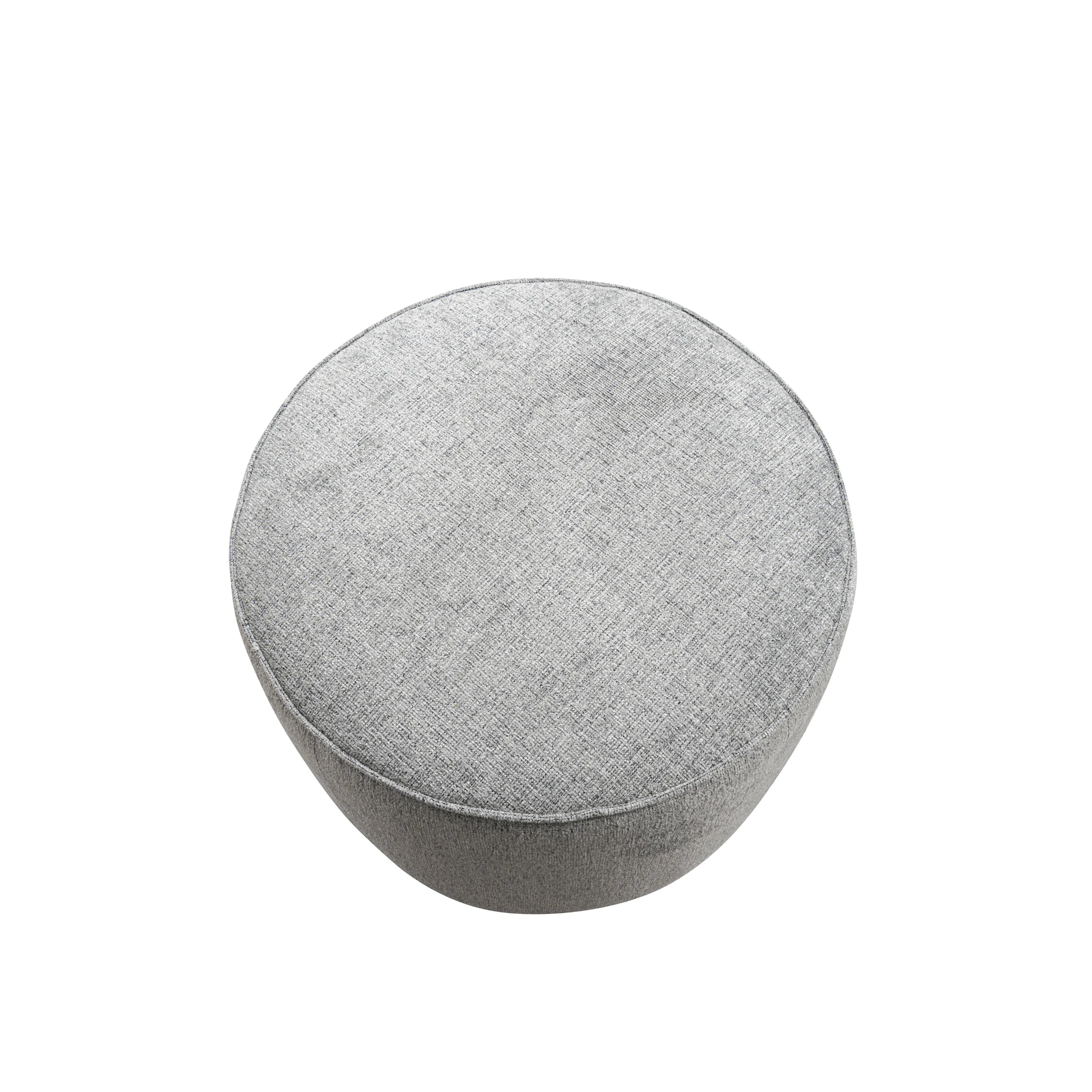 Beige Linen Ottoman W55.5xH44cm