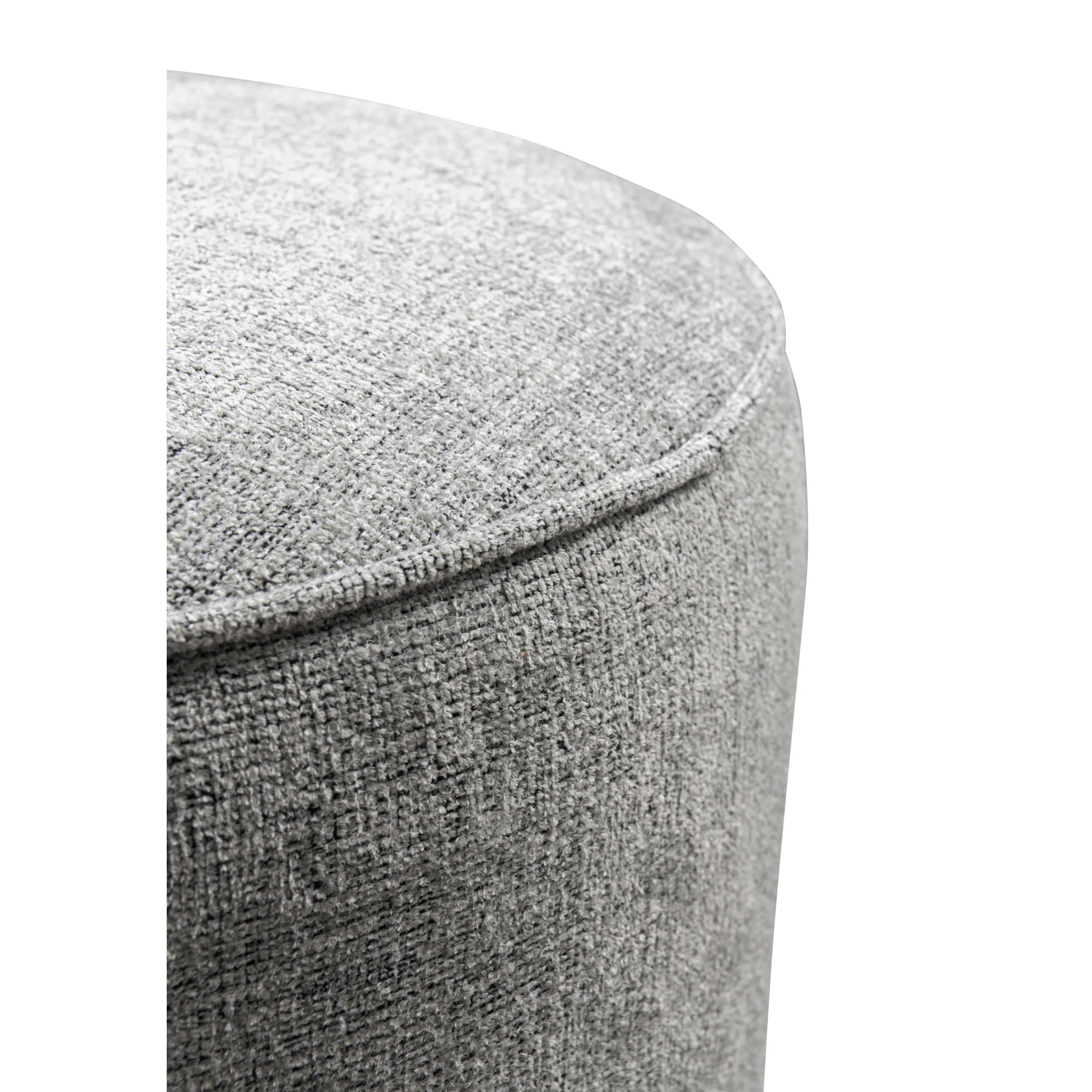 Beige Linen Ottoman W55.5xH44cm