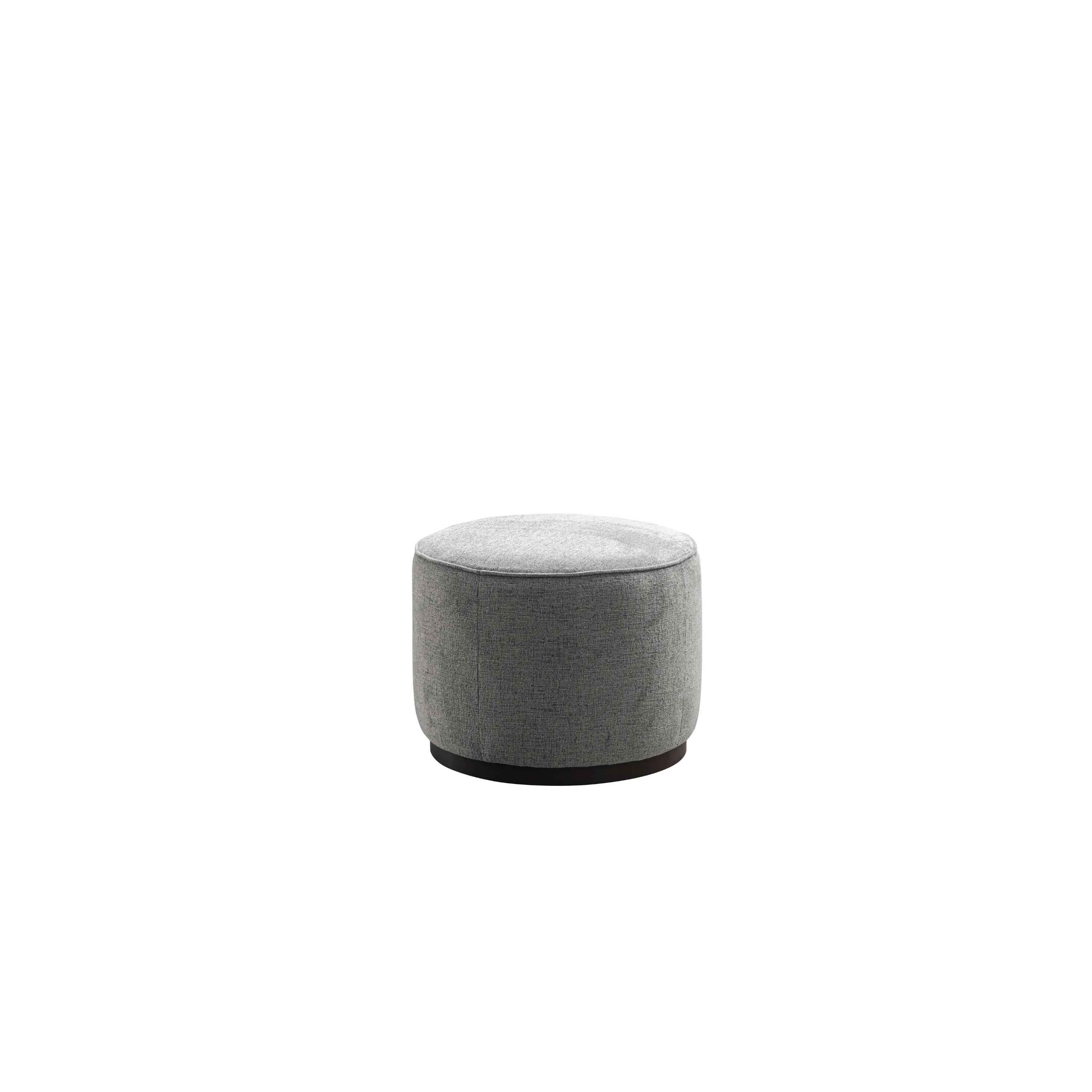 Beige Linen Ottoman W55.5xH44cm