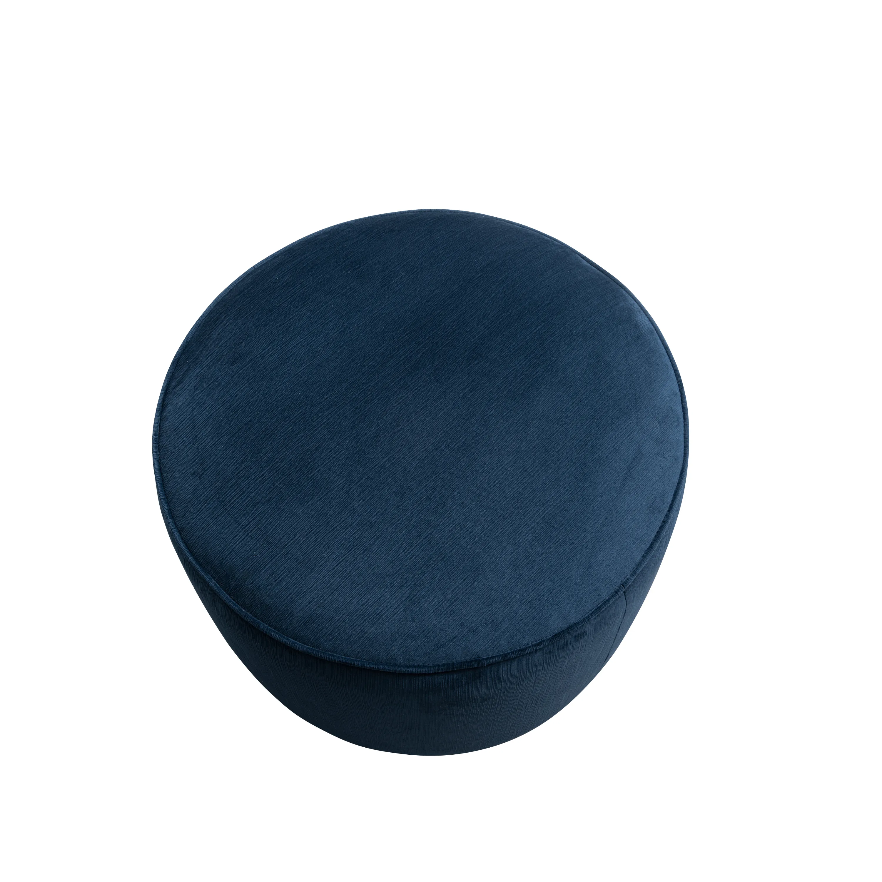 Beige Linen Ottoman W55.5xH44cm