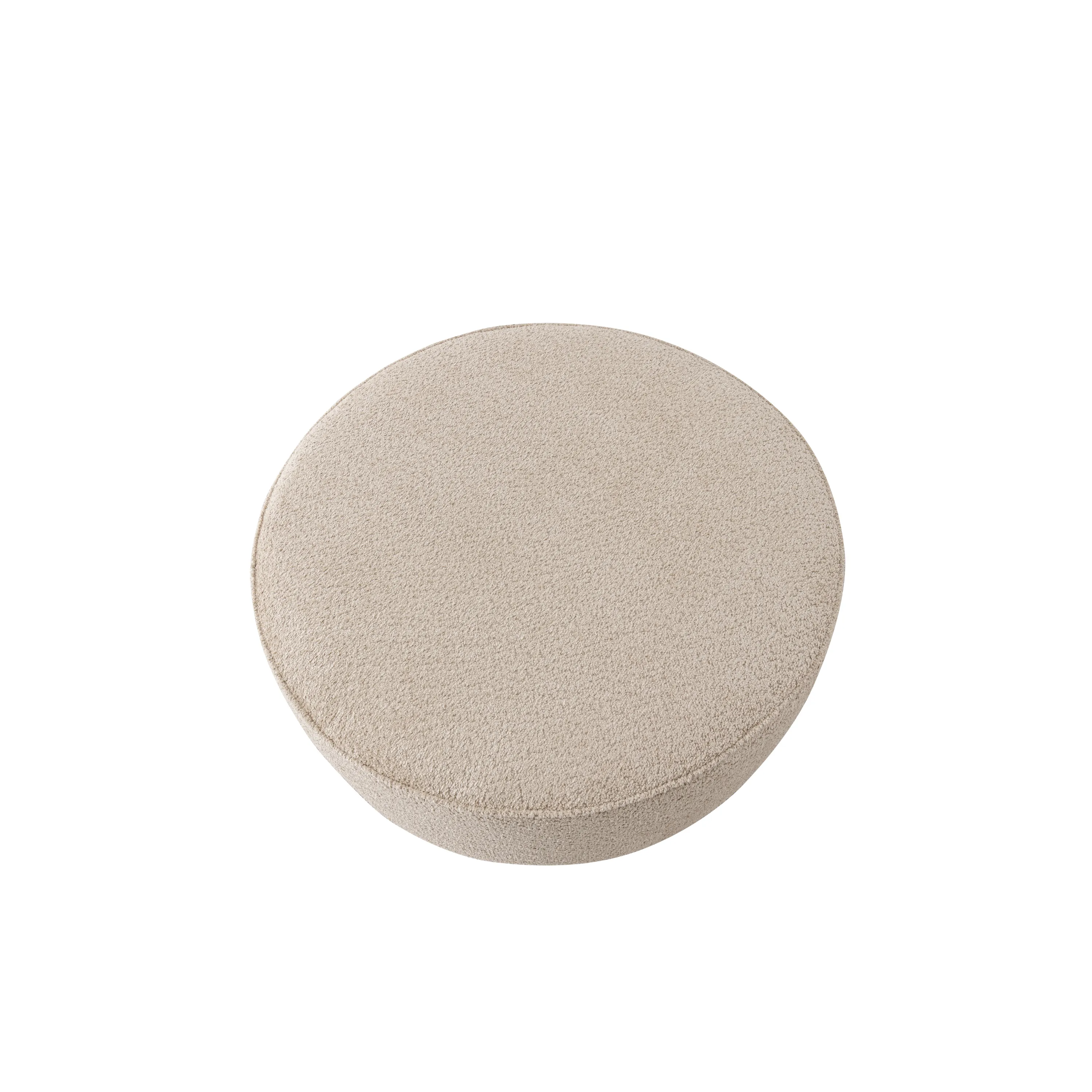 Beige Linen Ottoman W91xH36cm