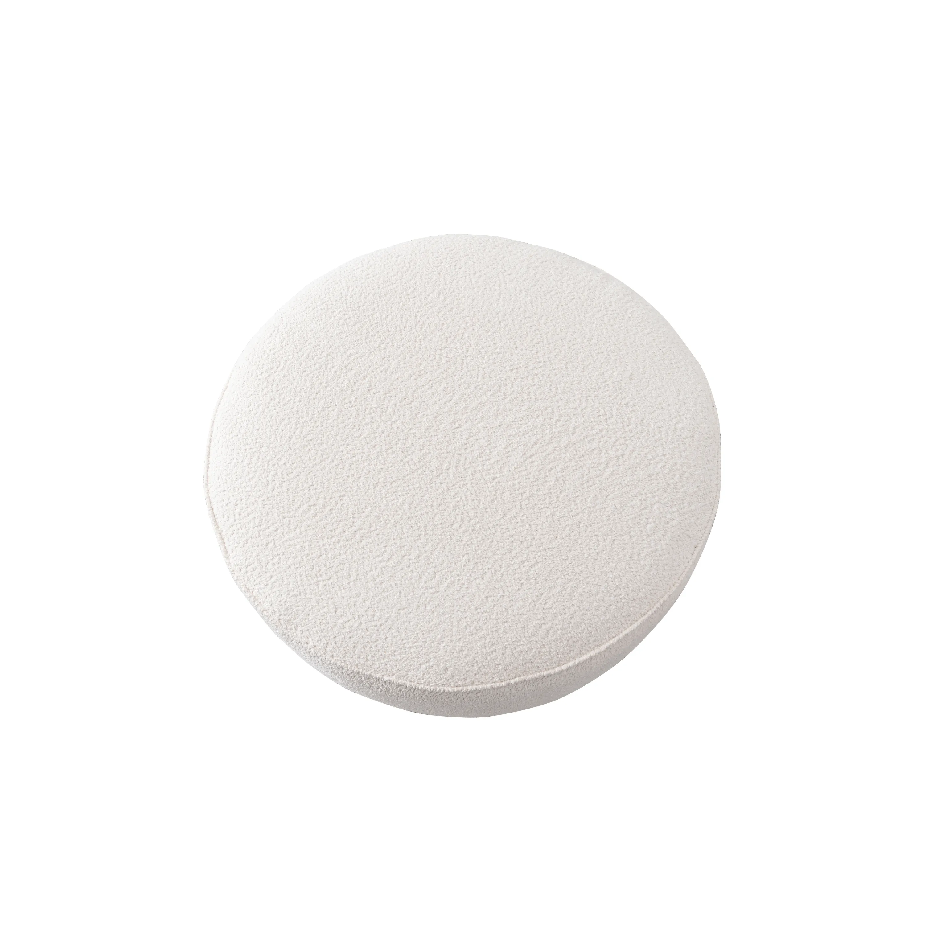 Beige Linen Ottoman W91xH36cm