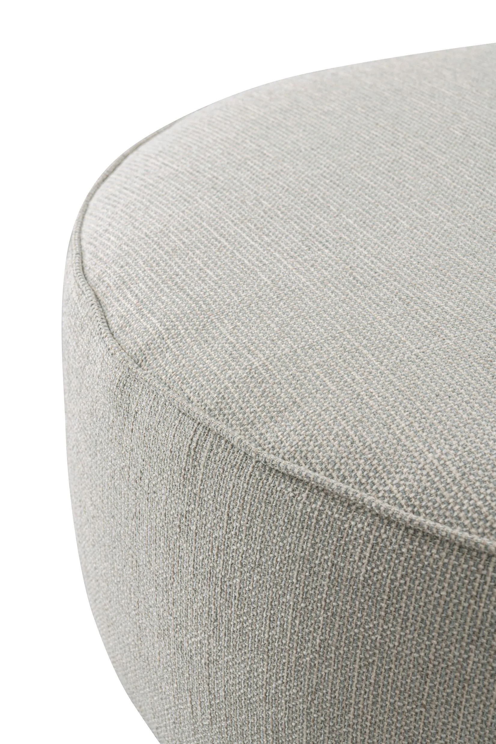 Beige Linen Ottoman W91xH36cm