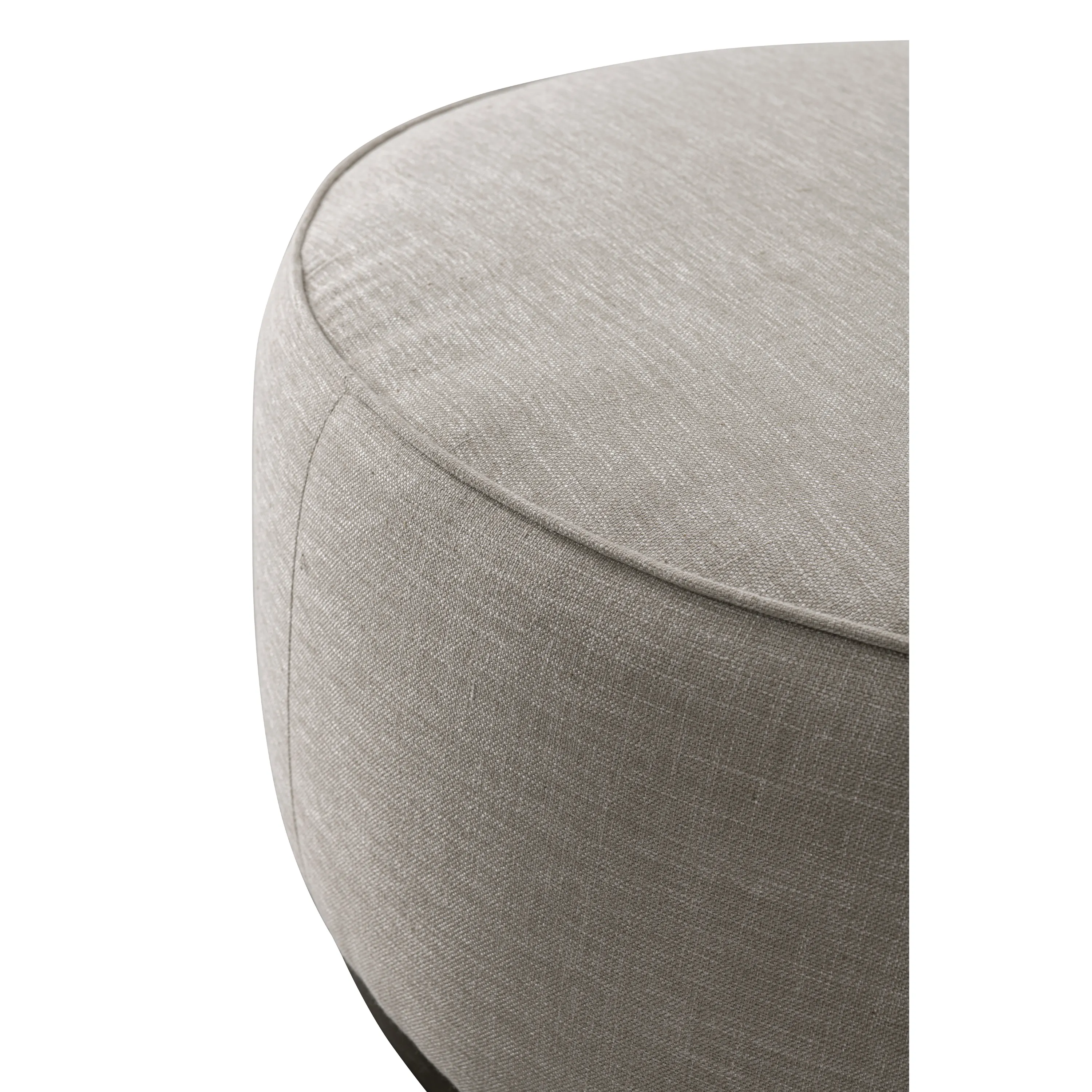 Beige Linen Ottoman W91xH36cm