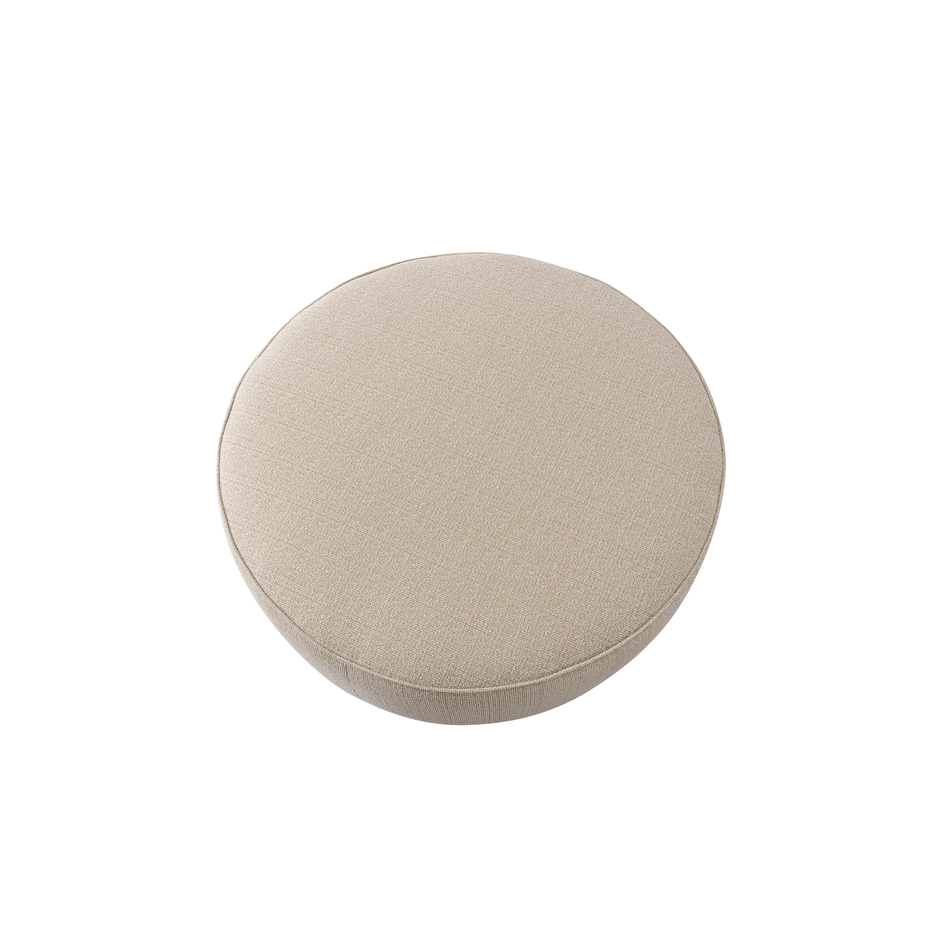 Beige Linen Ottoman W91xH36cm