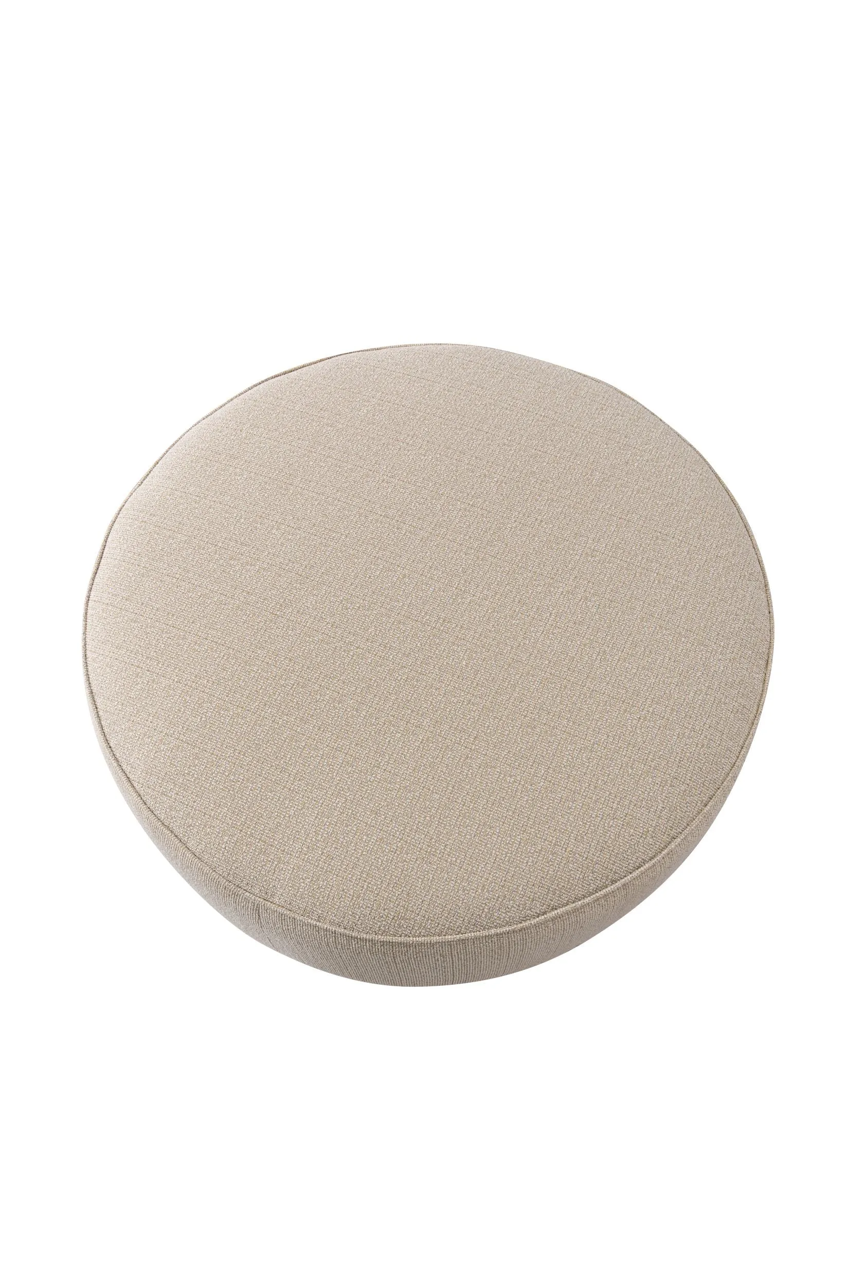 Beige Linen Ottoman W91xH36cm