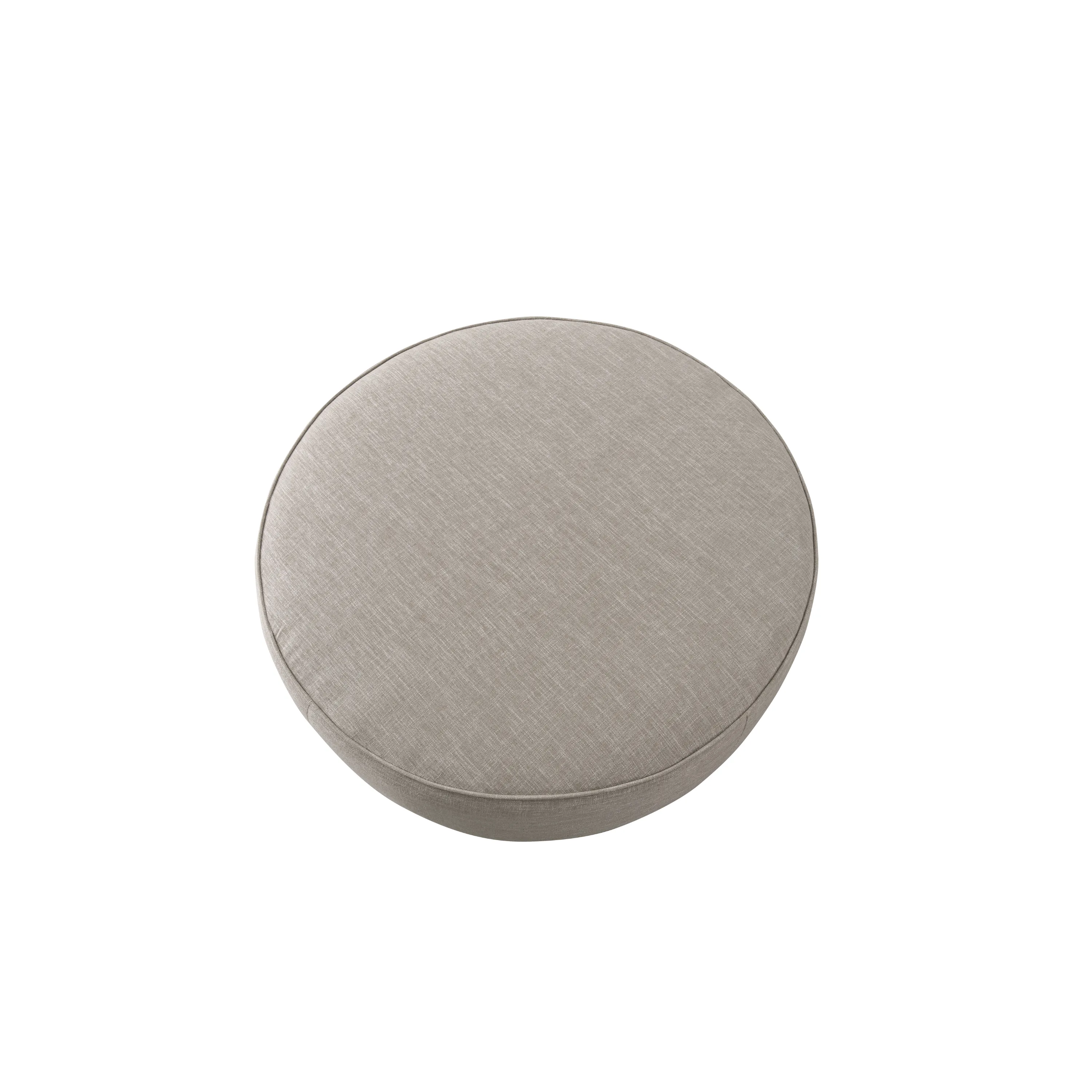 Beige Linen Ottoman W91xH36cm