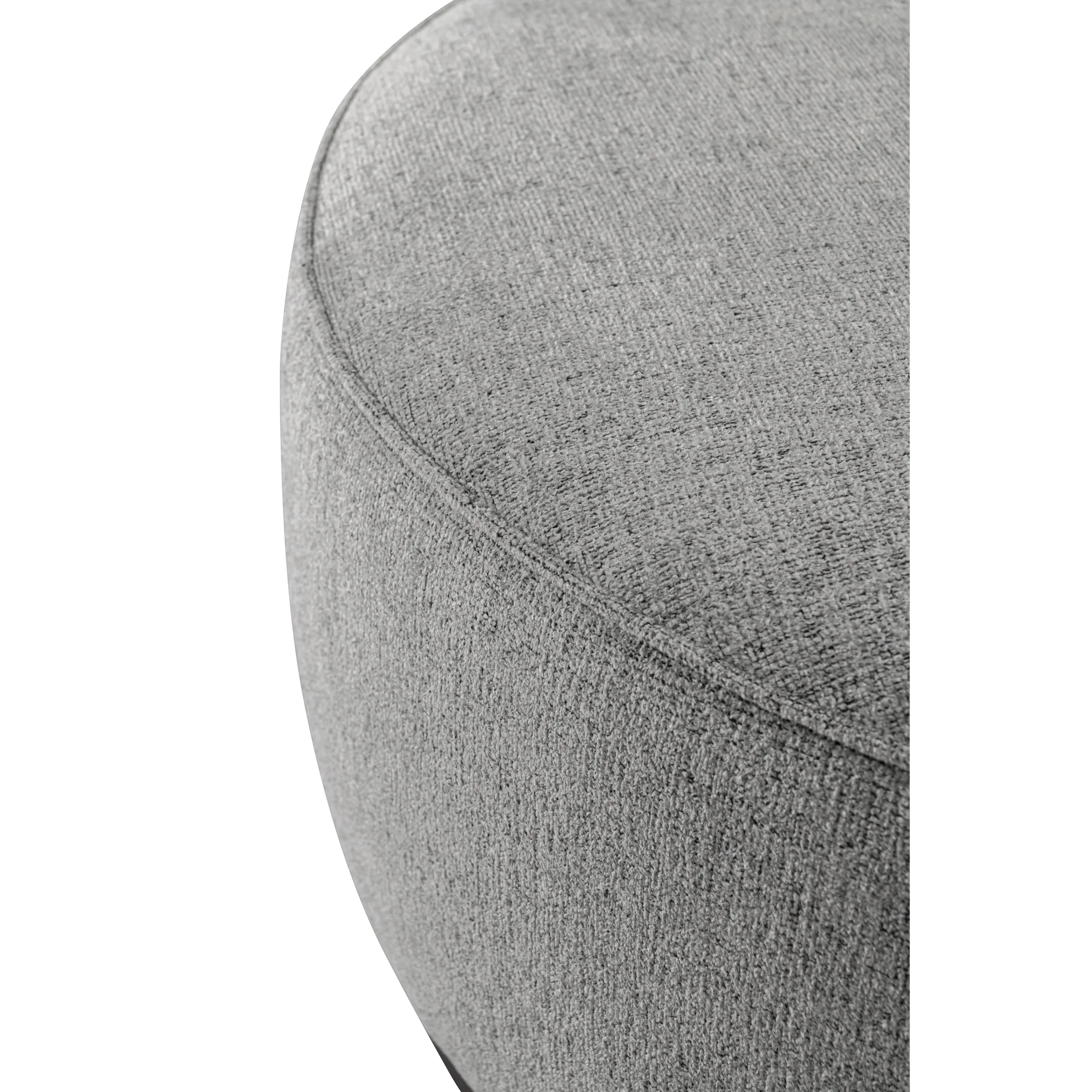Beige Linen Ottoman W91xH36cm