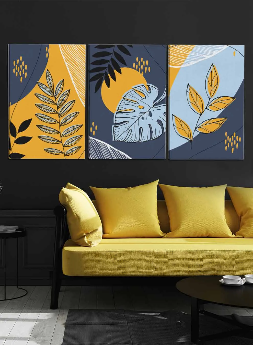 Botanical Foliage Paintings(set of 3)