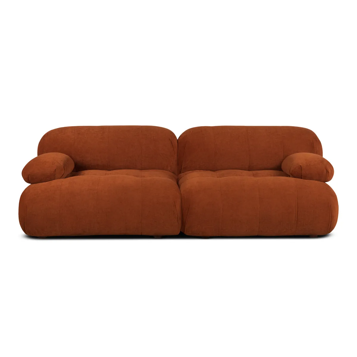 Bowie Textured Velvet 2 Seat Sofa