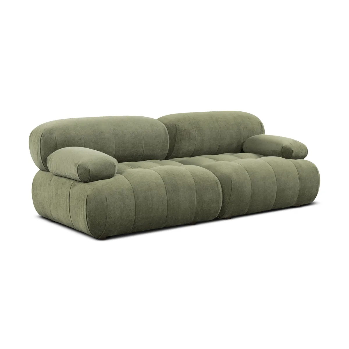 Bowie Textured Velvet 2 Seat Sofa