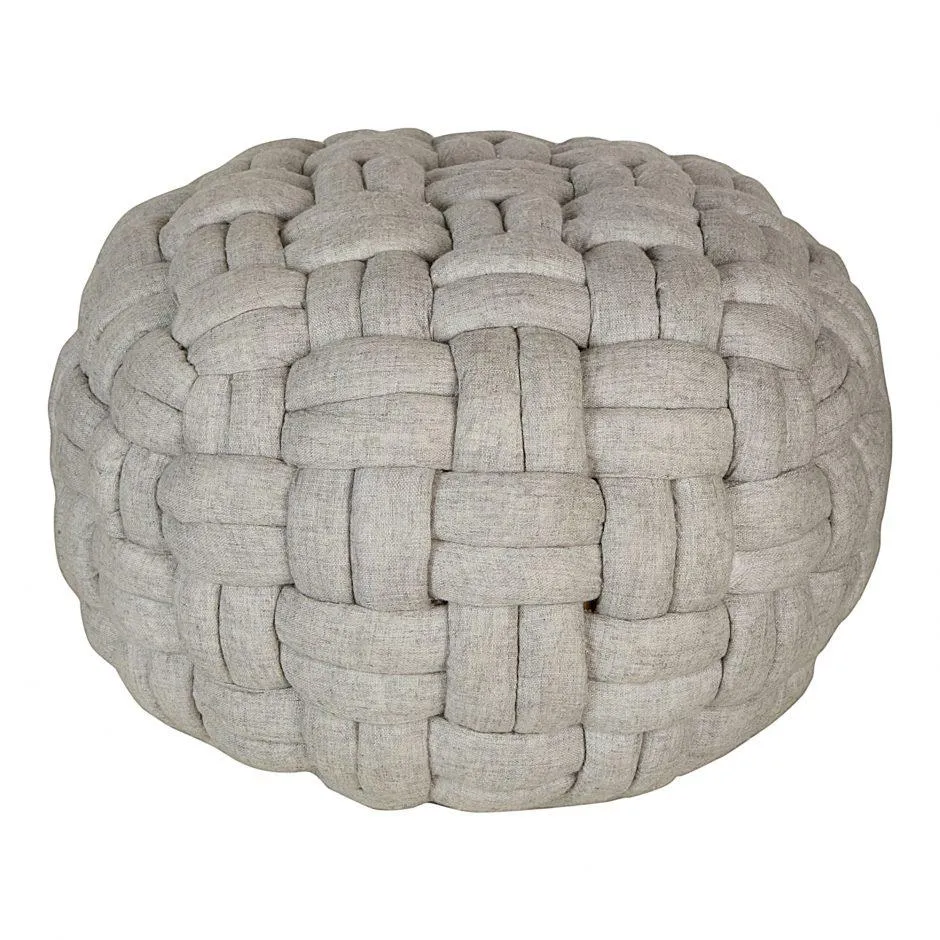Bronya Pouf Pebble Grey