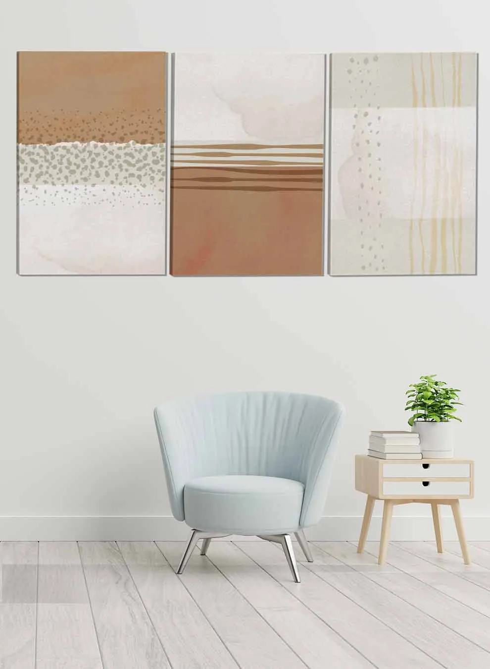 Brush Abstract Paintings(set of 3)