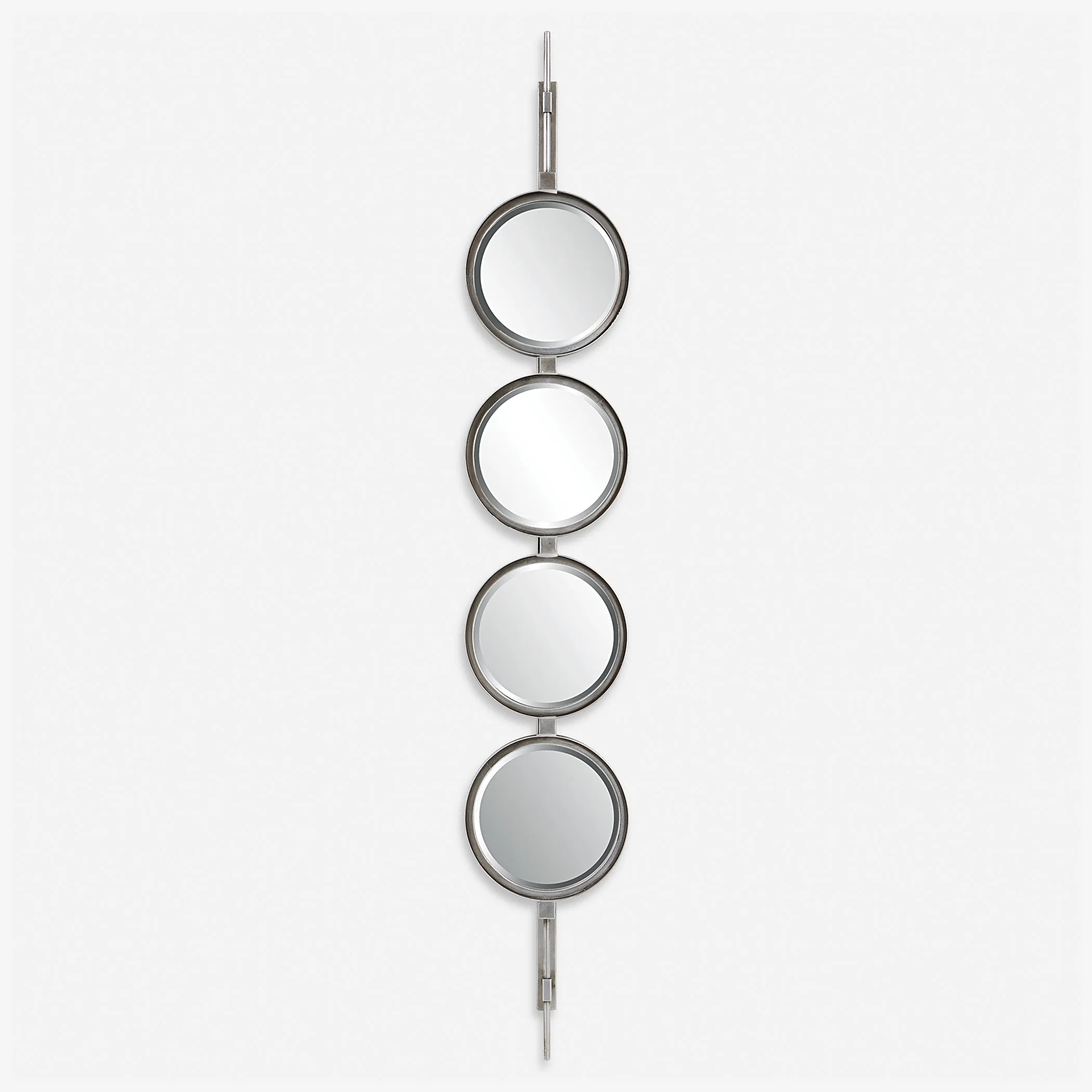Button Mirror, Silver