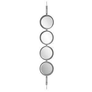 Button Mirror, Silver