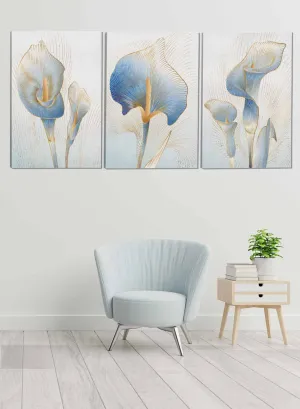 Calla Flower Abstract Paintings(set of 3)