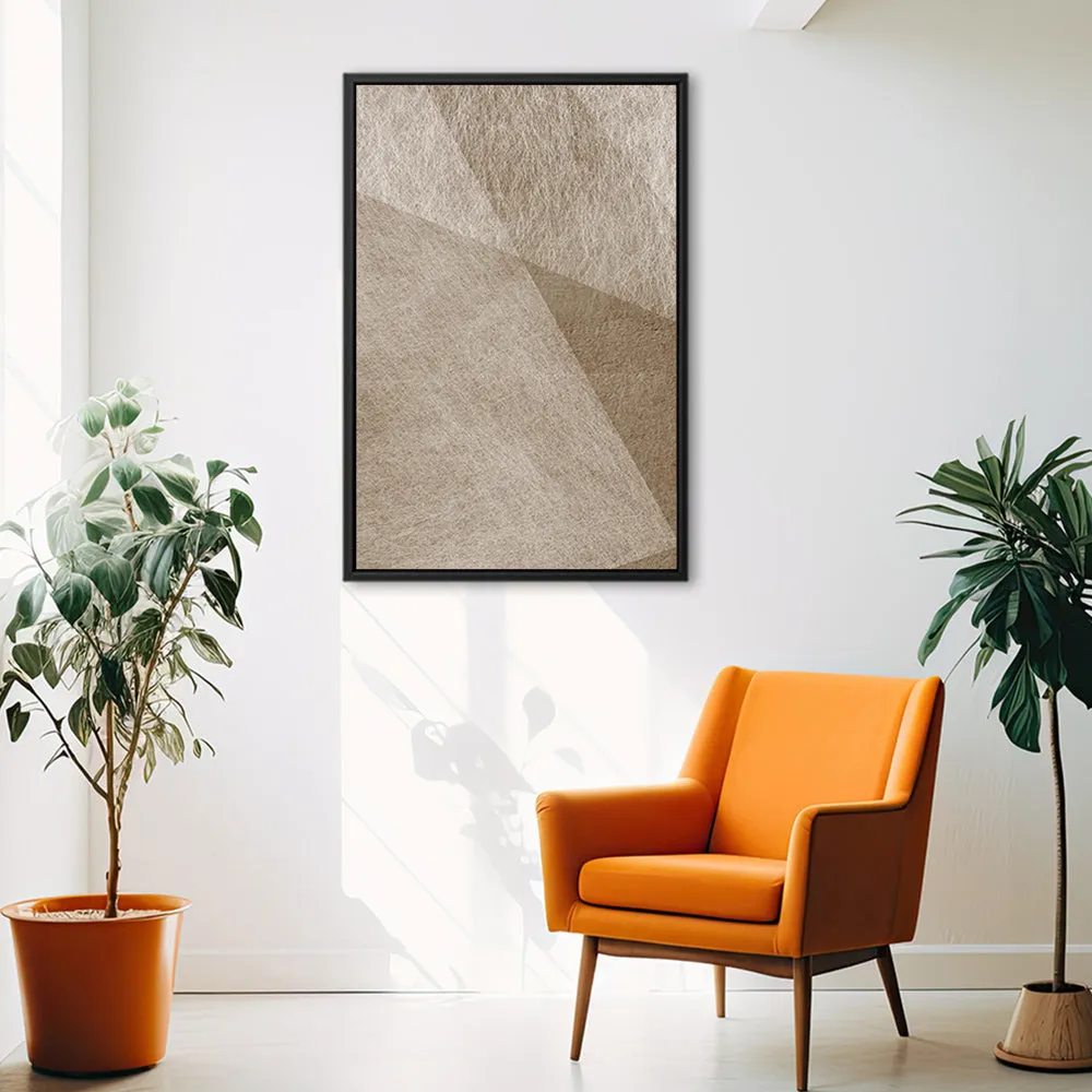 Canvas Wall Art Stretched Over Wooden Frame with Floating Frame and Golden Horse Abstract Painting CV4174