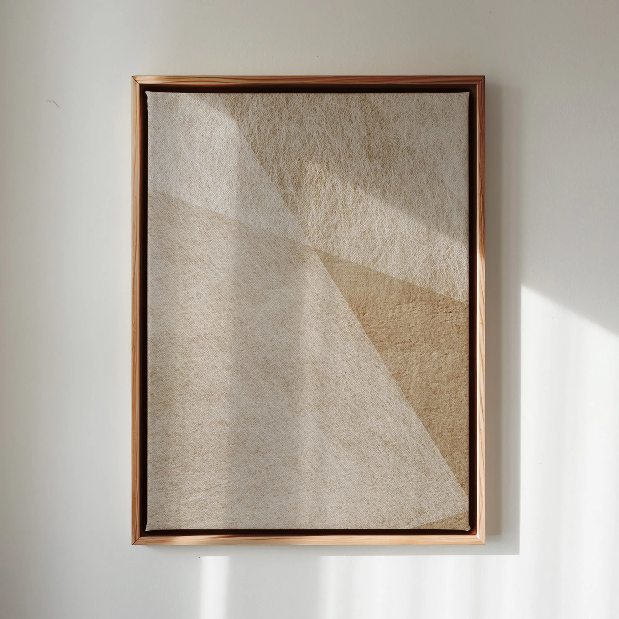 Canvas Wall Art Stretched Over Wooden Frame with Floating Frame and Golden Horse Abstract Painting CV4174