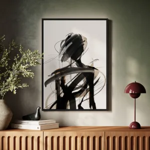 Canvas Wall Art Stretched Over Wooden Frame with Floating Frame and Lost Painting CV4192