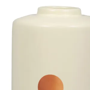 CER, 13 DECORATIVE COVERED JAR, CREME