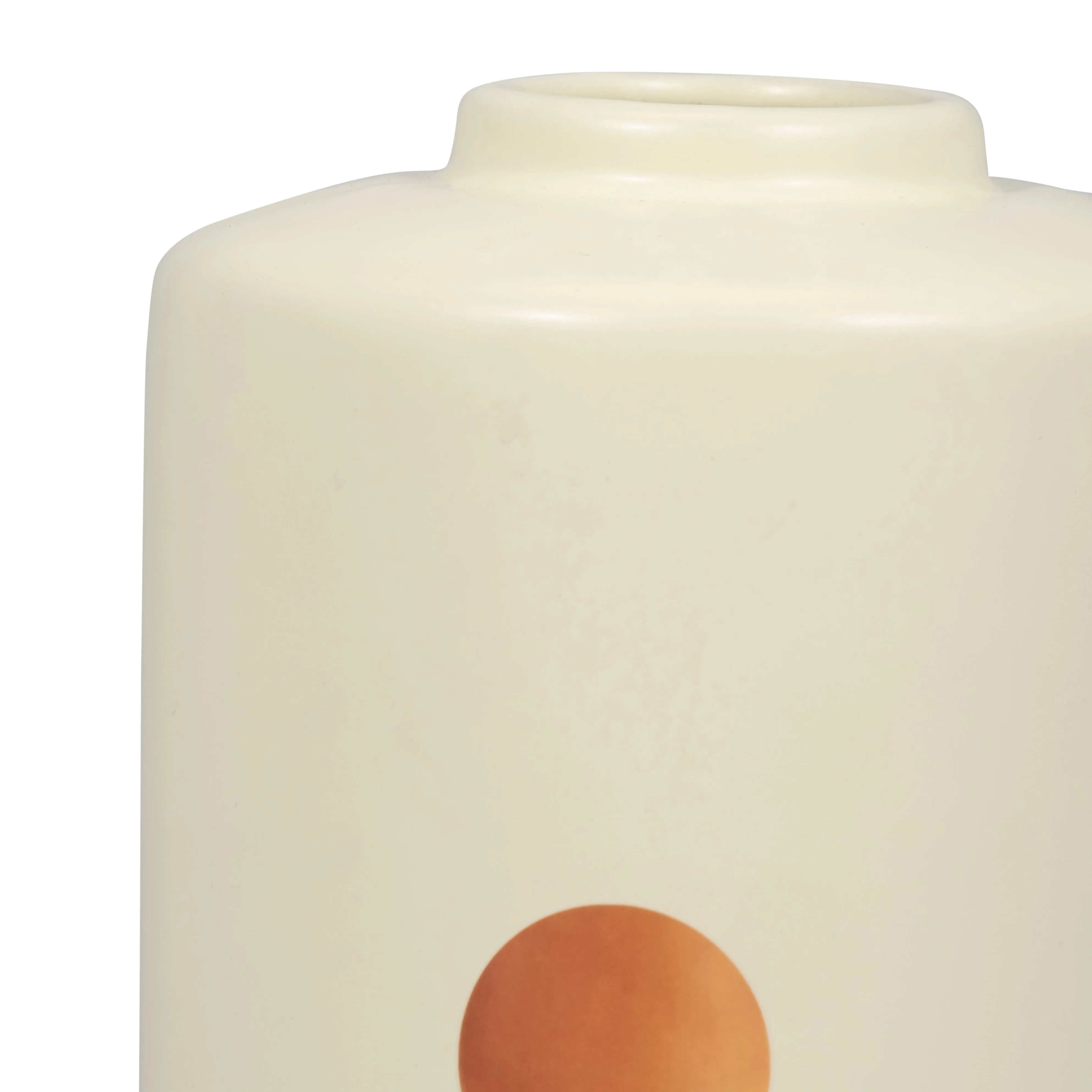 CER, 13 DECORATIVE COVERED JAR, CREME
