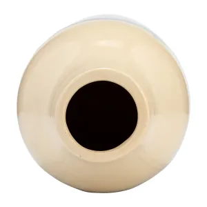 CER, 20"H 2-TONE VASE, GREEN