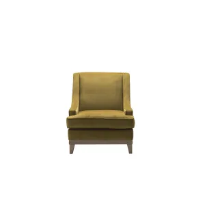 Classy By Noha Albabtain Velvet Gold Chair