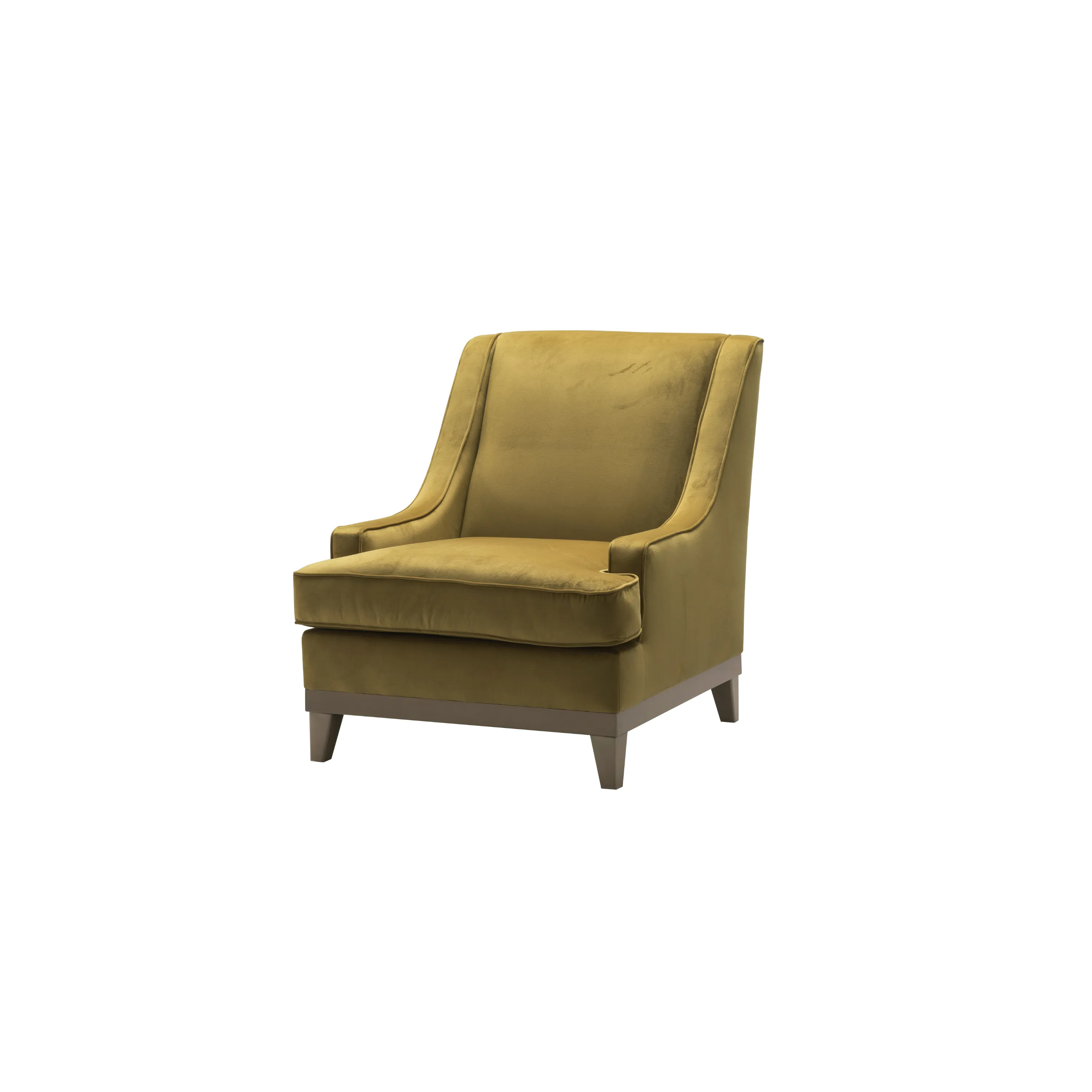 Classy By Noha Albabtain Velvet Gold Chair