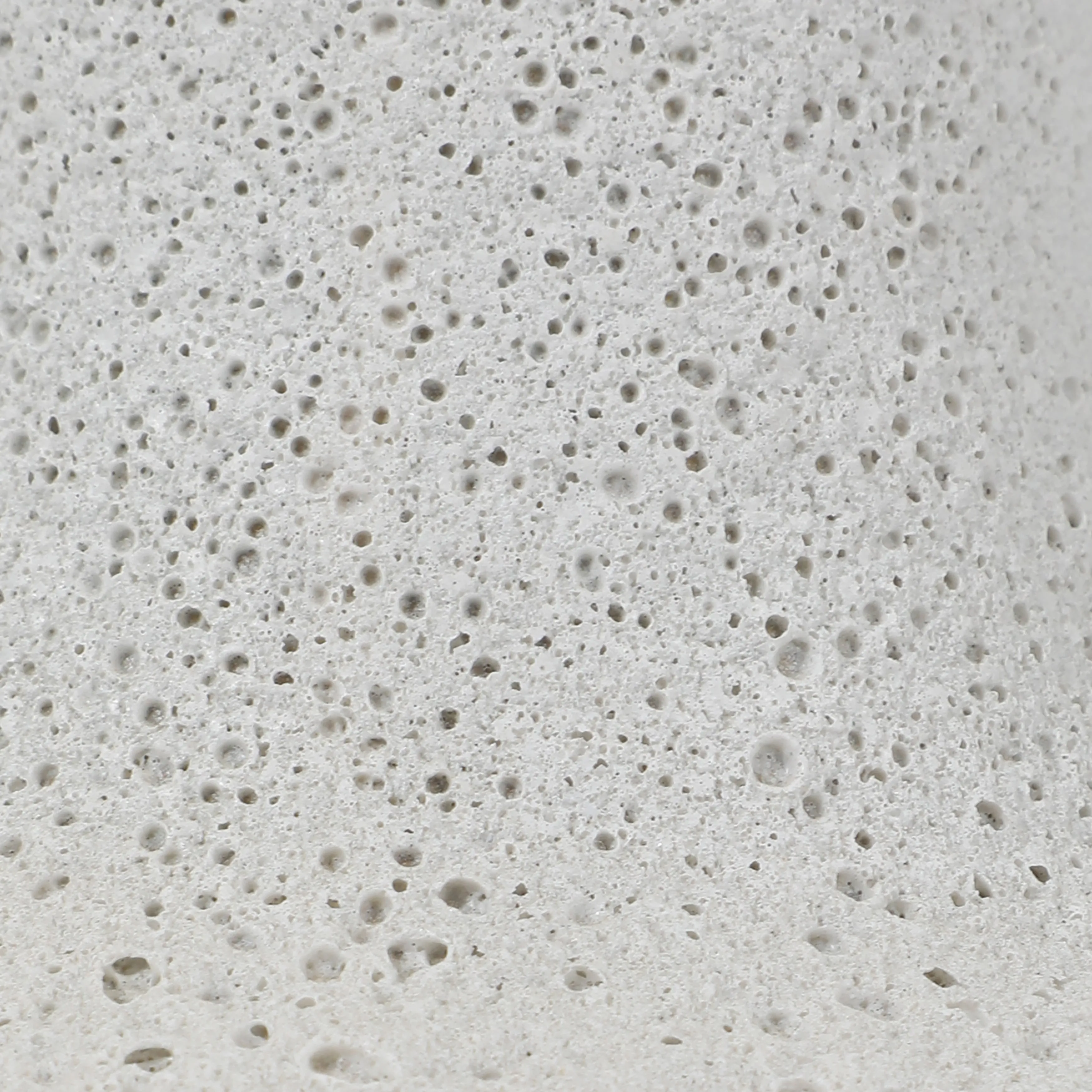 CLAY, 17" VOLCANIC TEXTURE VASE, WHITE