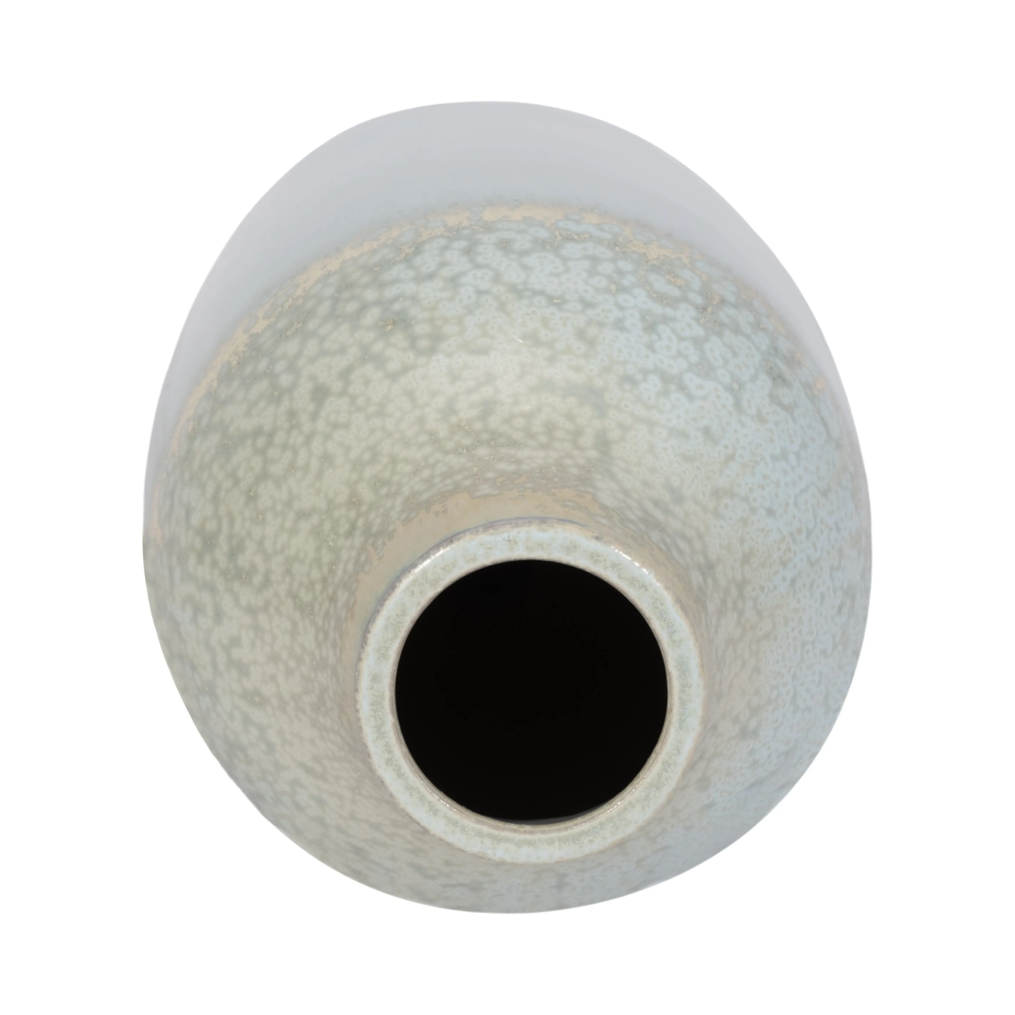 CLAY, 19" REACTIVE VASE, BLUE/GREEN