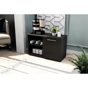 Coffee Corner For Chic and Compact Brewing Haven By Alhome - Black