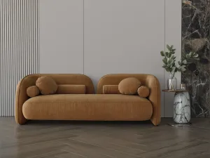 Cumin boucle sofa 225x78x43 cm