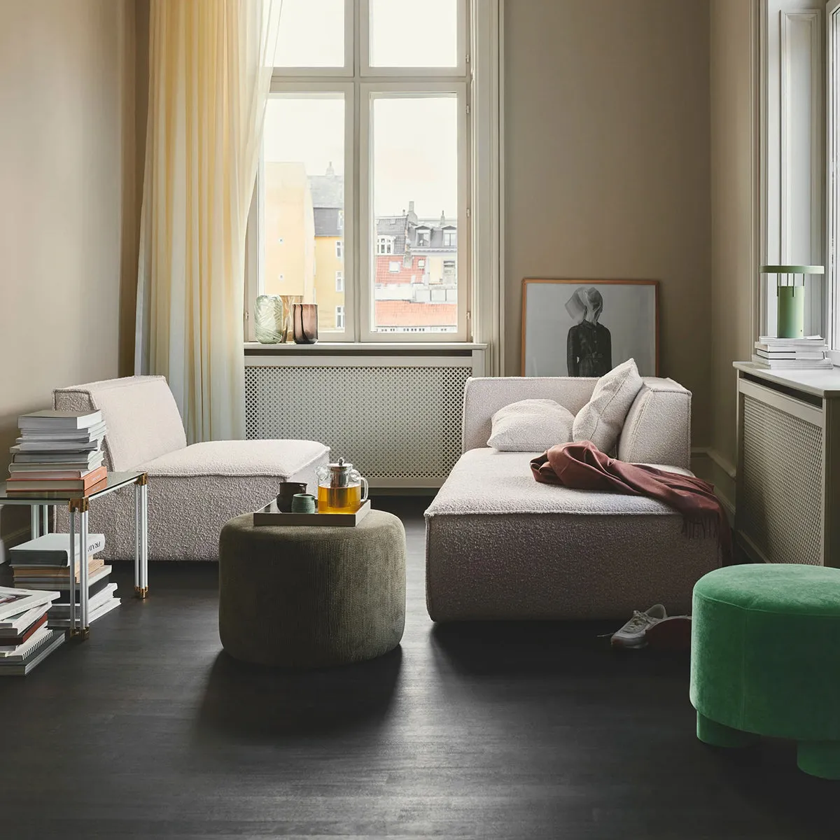 Dane Boucle 1 Seater Modular Piece (Armless)
