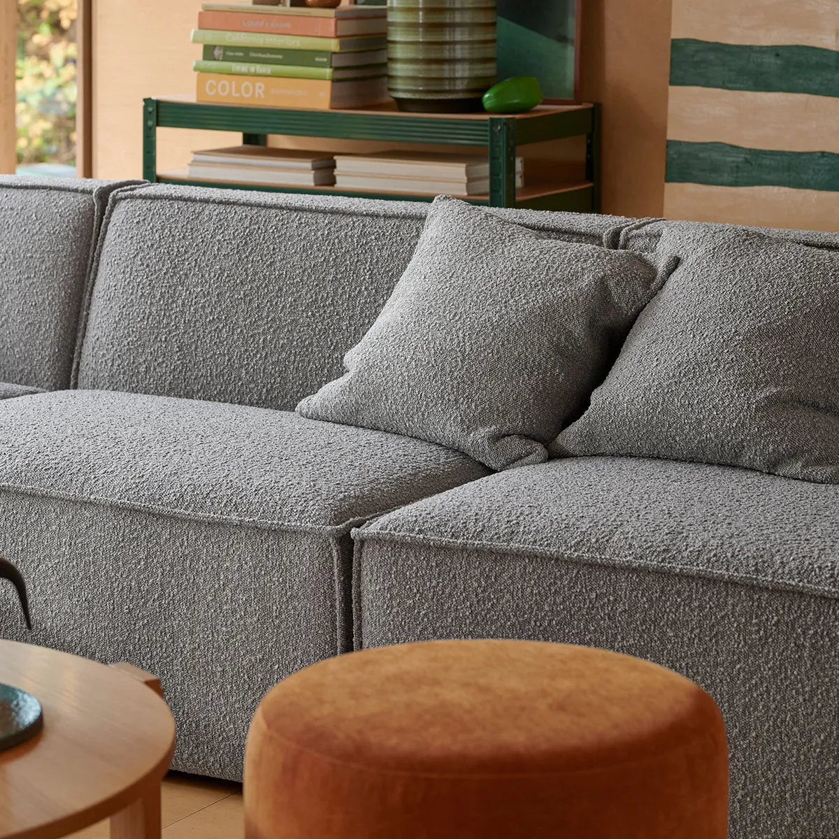 Dane Boucle 1 Seater Modular Piece (Armless)