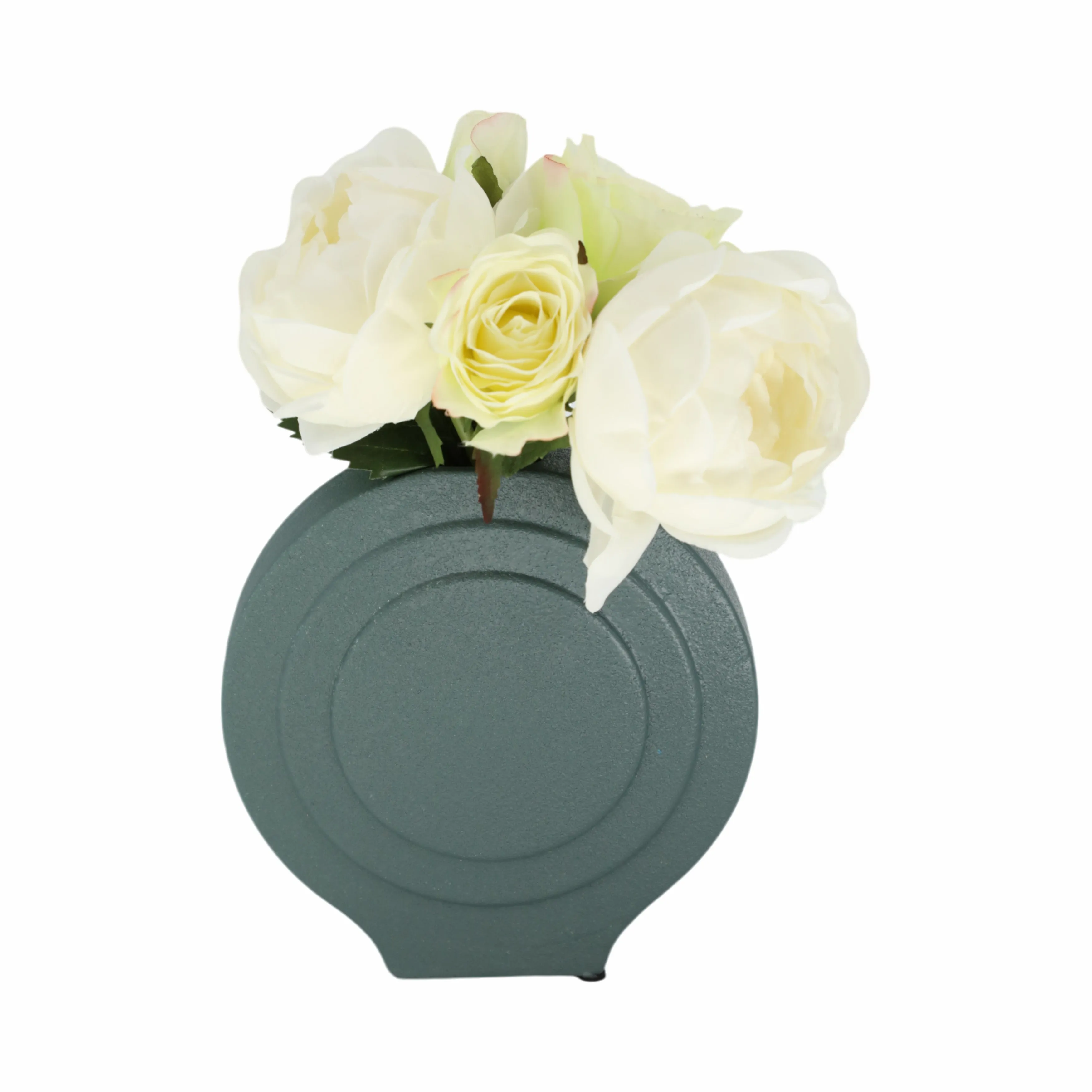 DOL, 7" ROUND VASE, DEEP TEAL