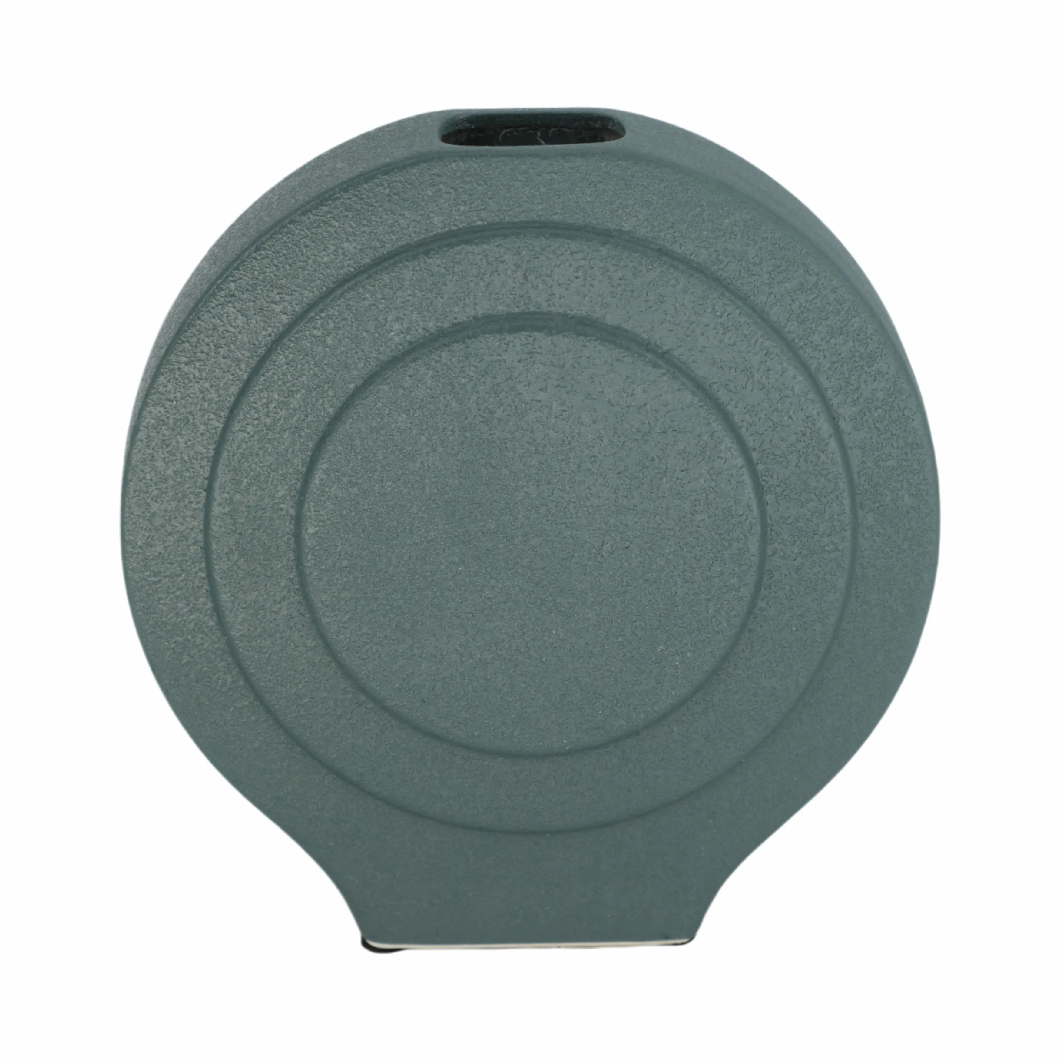 DOL, 7" ROUND VASE, DEEP TEAL