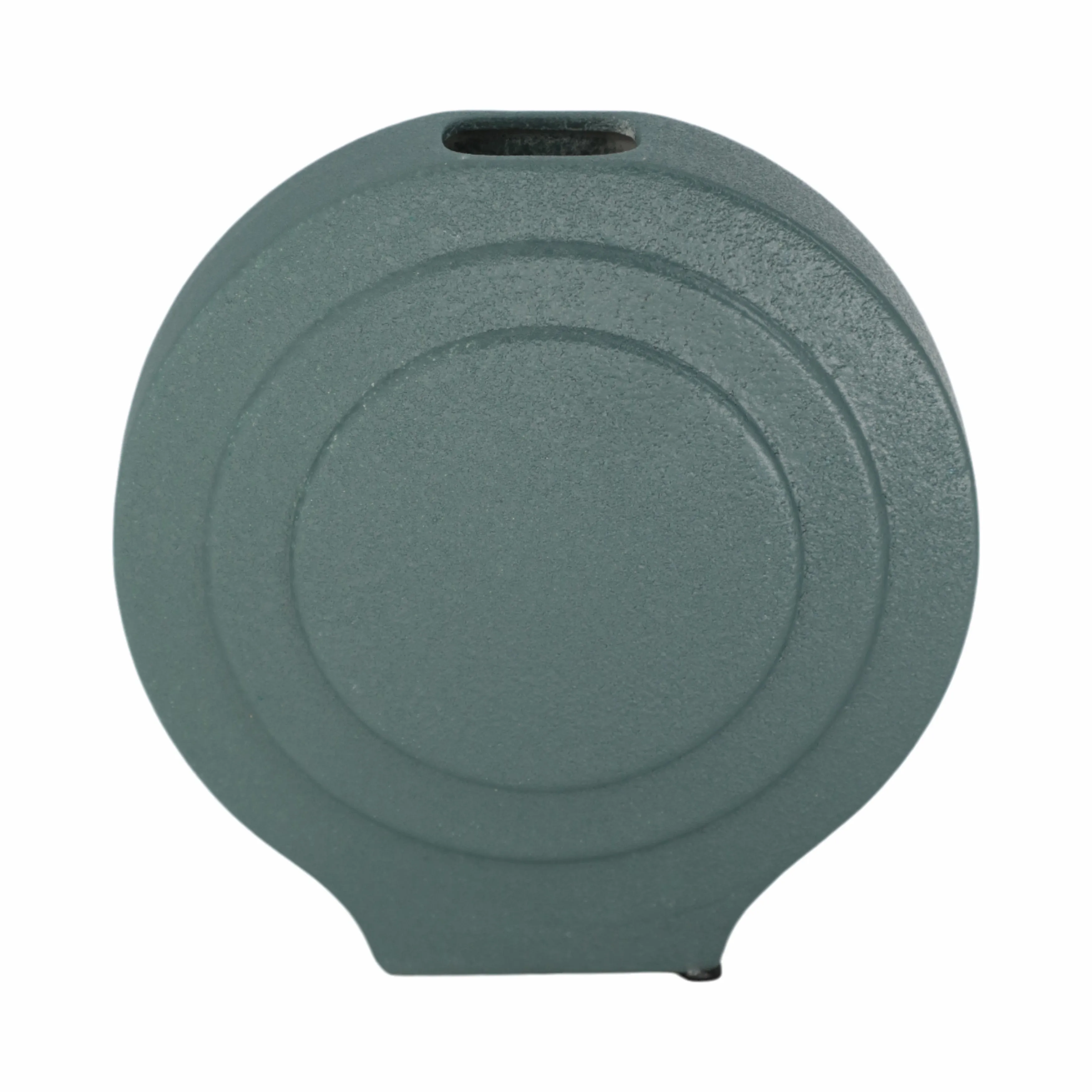 DOL, 7" ROUND VASE, DEEP TEAL