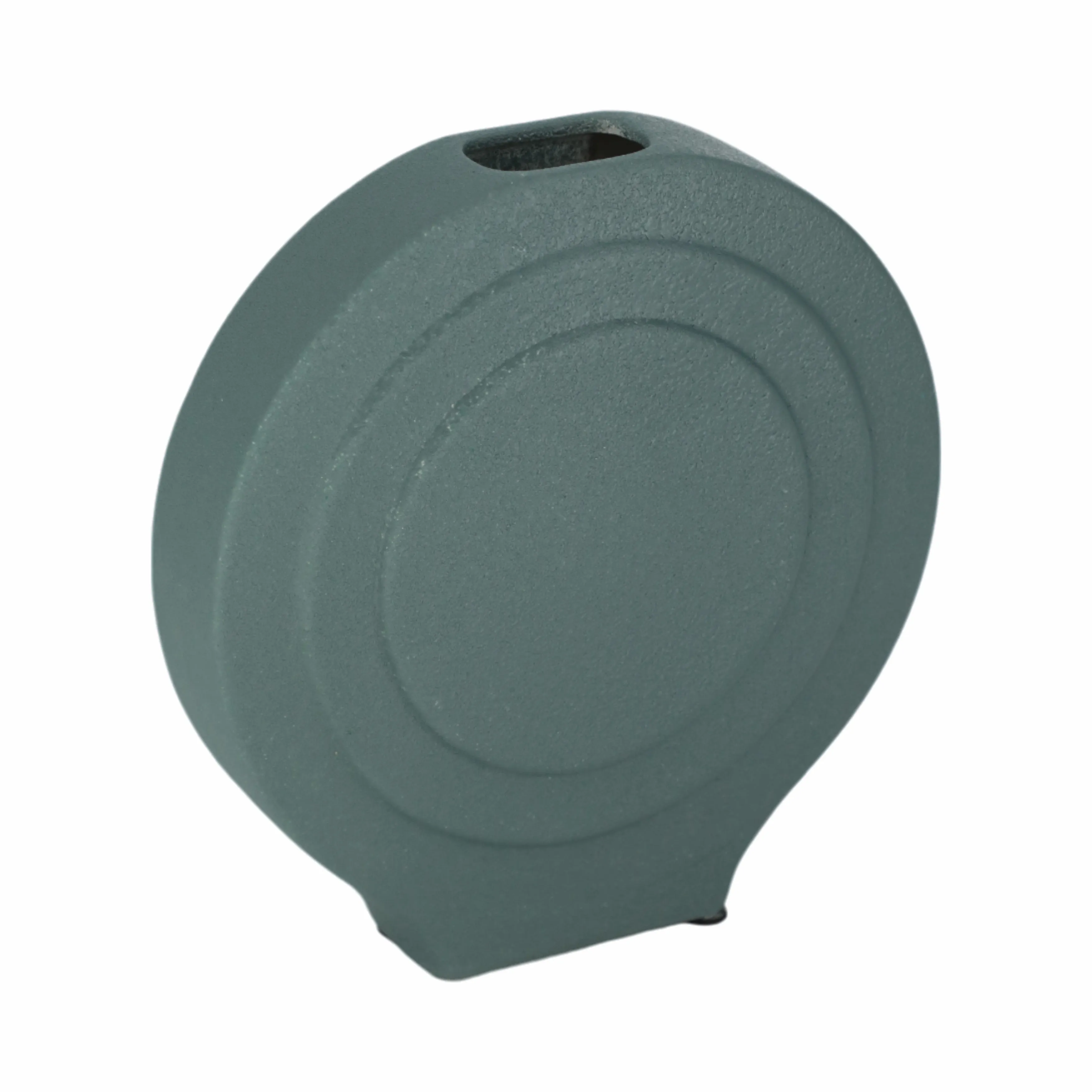 DOL, 7" ROUND VASE, DEEP TEAL