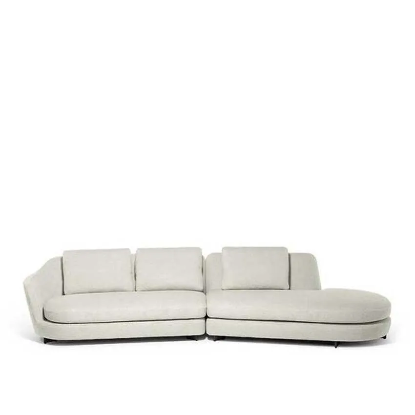 Duo Curved Terminal Armchair w. Bench