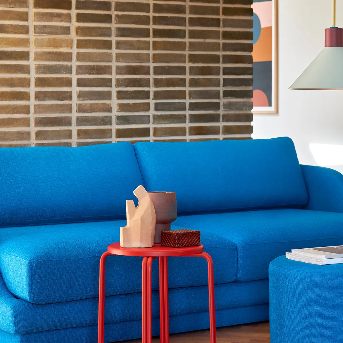 Emma Fabric 3 Seater Sofa