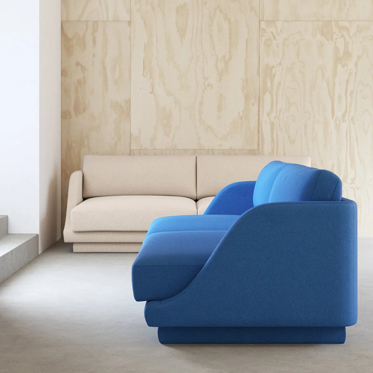 Emma Fabric 3 Seater Sofa
