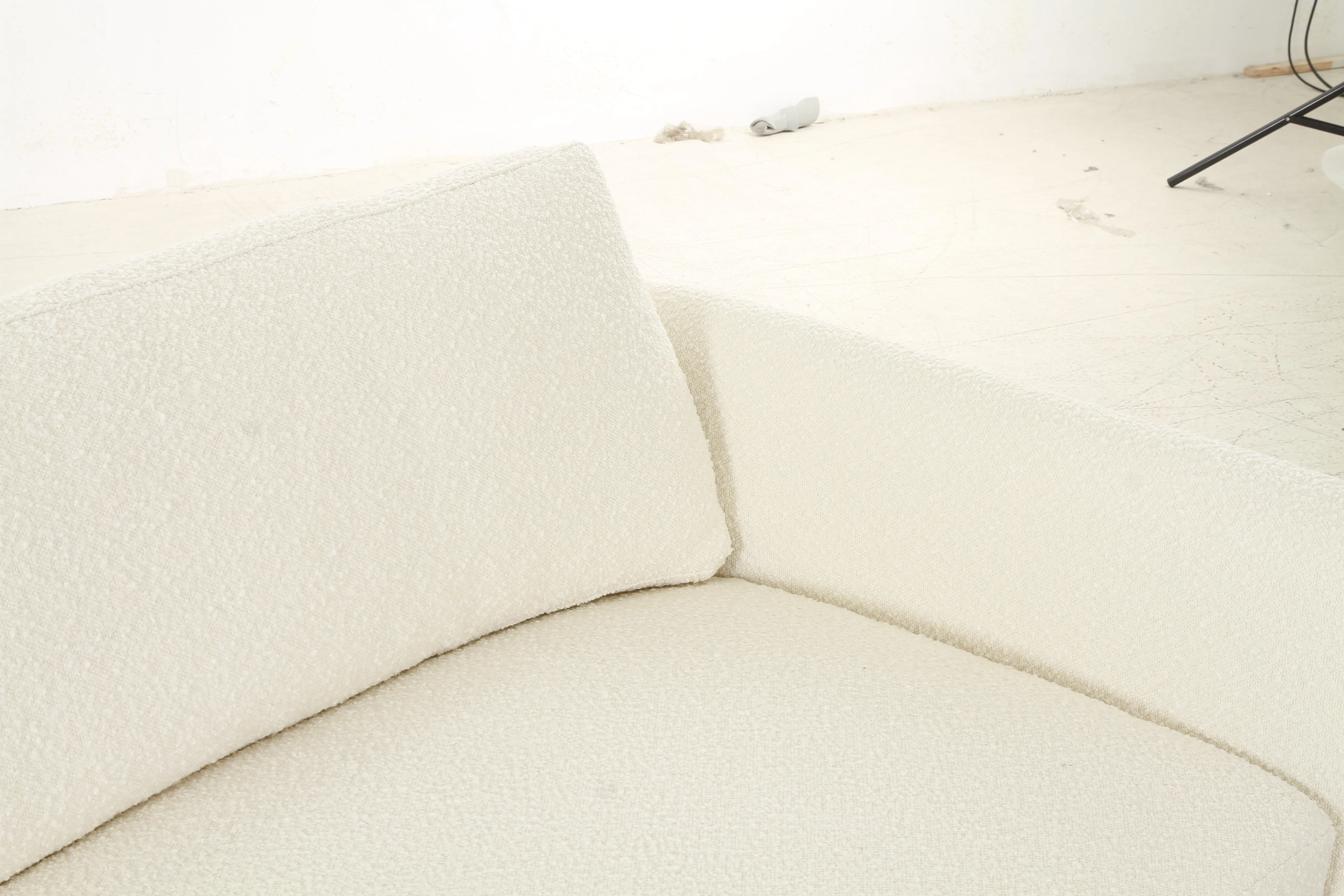 Floating Boucl Cream Sofa