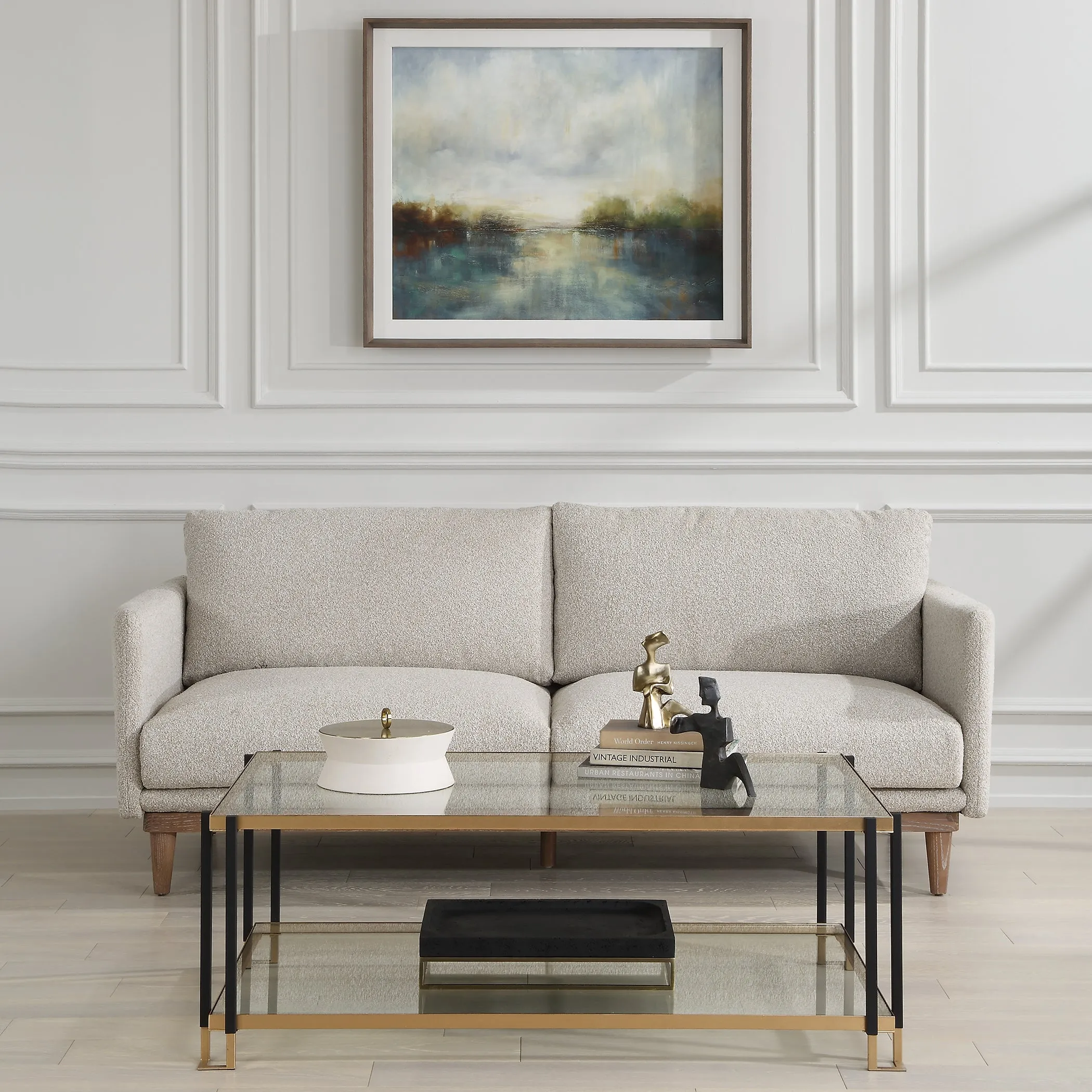 Freefall Gray Ceruse Sofa