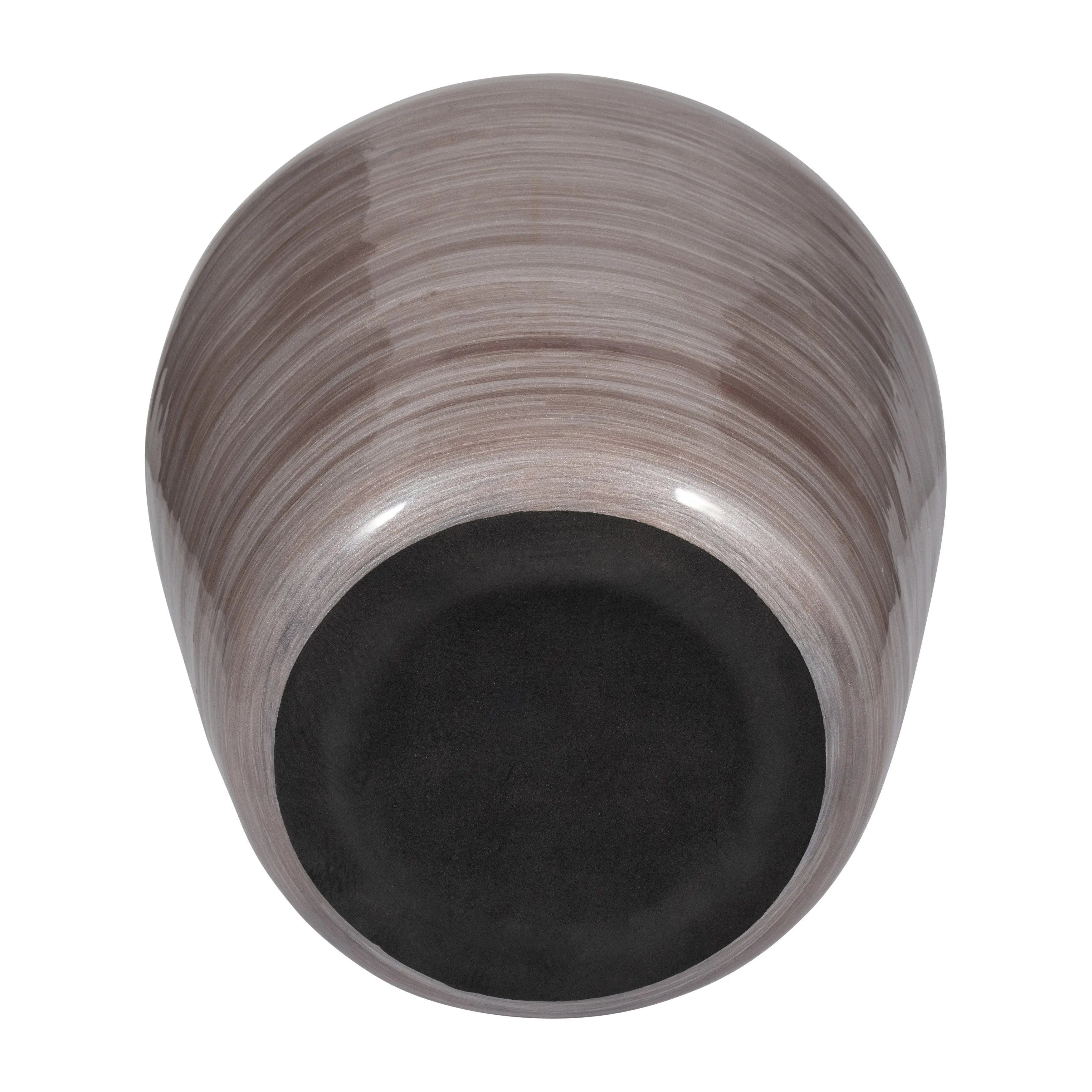 GLASS, 16" WOODEN TOP VASE, BLUSH