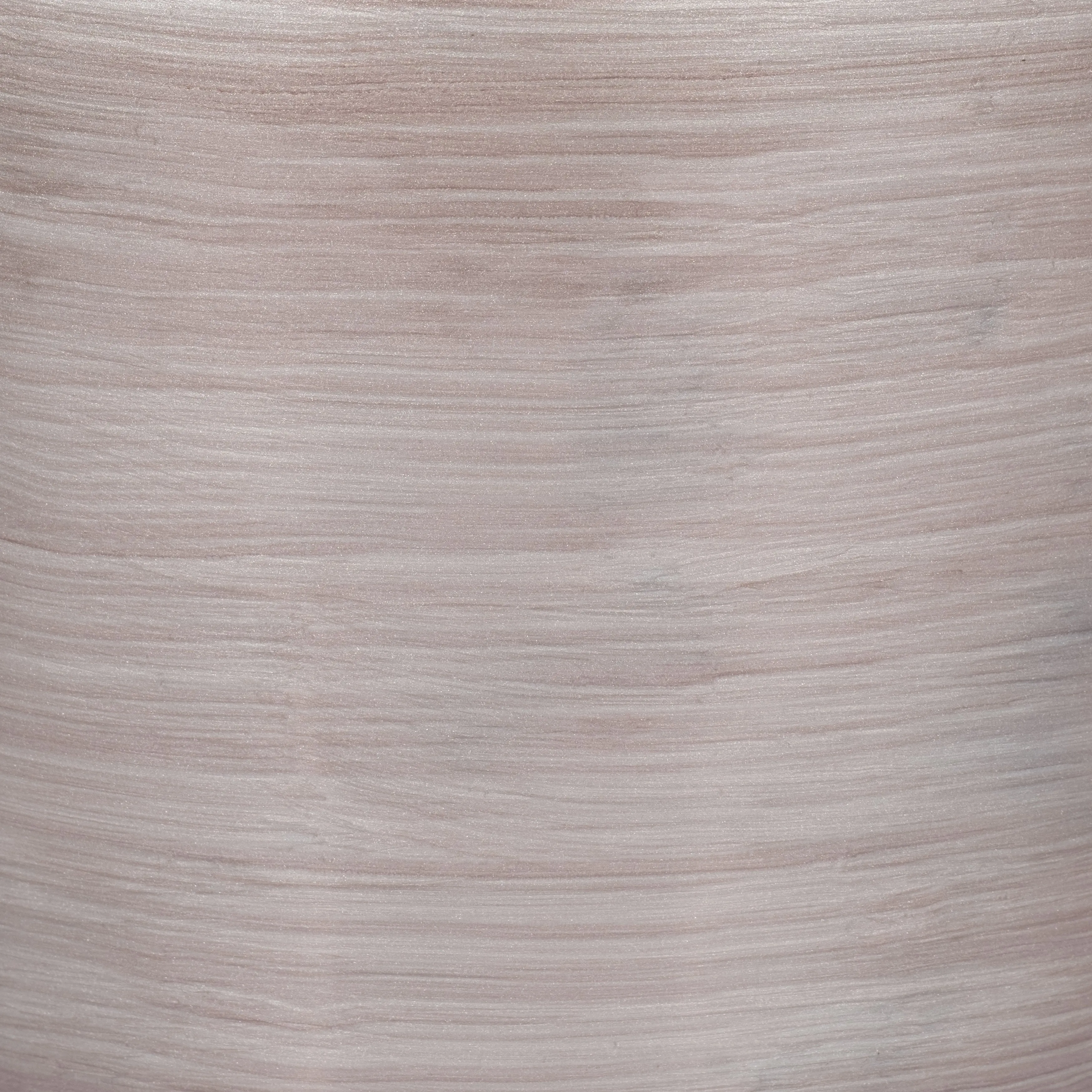 GLASS, 16" WOODEN TOP VASE, BLUSH