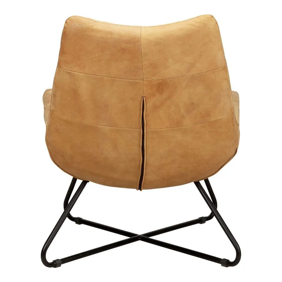 Graduate Lounge Chair Sunbaked Tan Leather