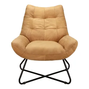 Graduate Lounge Chair Sunbaked Tan Leather